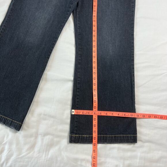 Route 66 Women's Wide Leg Dark Wash Jeans 14/15 Classic Fit - Picture 4 of 9